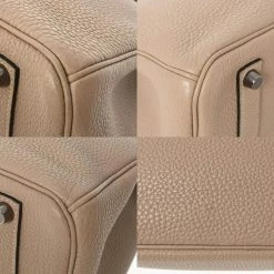 Hermes 35 Grey Veau Crispe Togo Unisex Handbag For Women -Deals Hermes Store luxury women hermes used handbags p664055 010