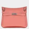 Hermes Pink Taurillon Verso Leather Jypsiere 34 Shoulder Bag For Women -Deals Hermes Store luxury women hermes used handbags p664067 001