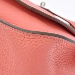 Hermes Pink Taurillon Verso Leather Jypsiere 34 Shoulder Bag For Women -Deals Hermes Store luxury women hermes used handbags p664067 006
