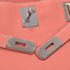 Hermes Pink Taurillon Verso Leather Jypsiere 34 Shoulder Bag For Women -Deals Hermes Store luxury women hermes used handbags p664067 010