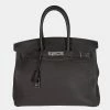 Hermes Hermès Macassar Togo Birkin 35 PHW For Women -Deals Hermes Store luxury women hermes used handbags p667432 005