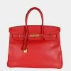 Hermes Hermès Rouge Casaque Epsom Birkin 35 GHW For Women -Deals Hermes Store luxury women hermes used handbags p667433 001