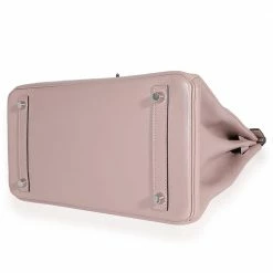 Hermes Hermès Glycine Tadelakt Birkin 30 PHW For Women -Deals Hermes Store luxury women hermes used handbags p667436 003