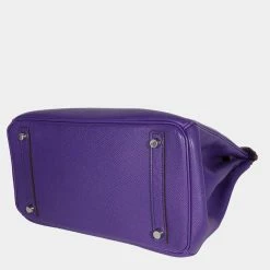 Hermes Hermès Crocus Epsom Birkin 30 PHW For Women -Deals Hermes Store luxury women hermes used handbags p667437 006