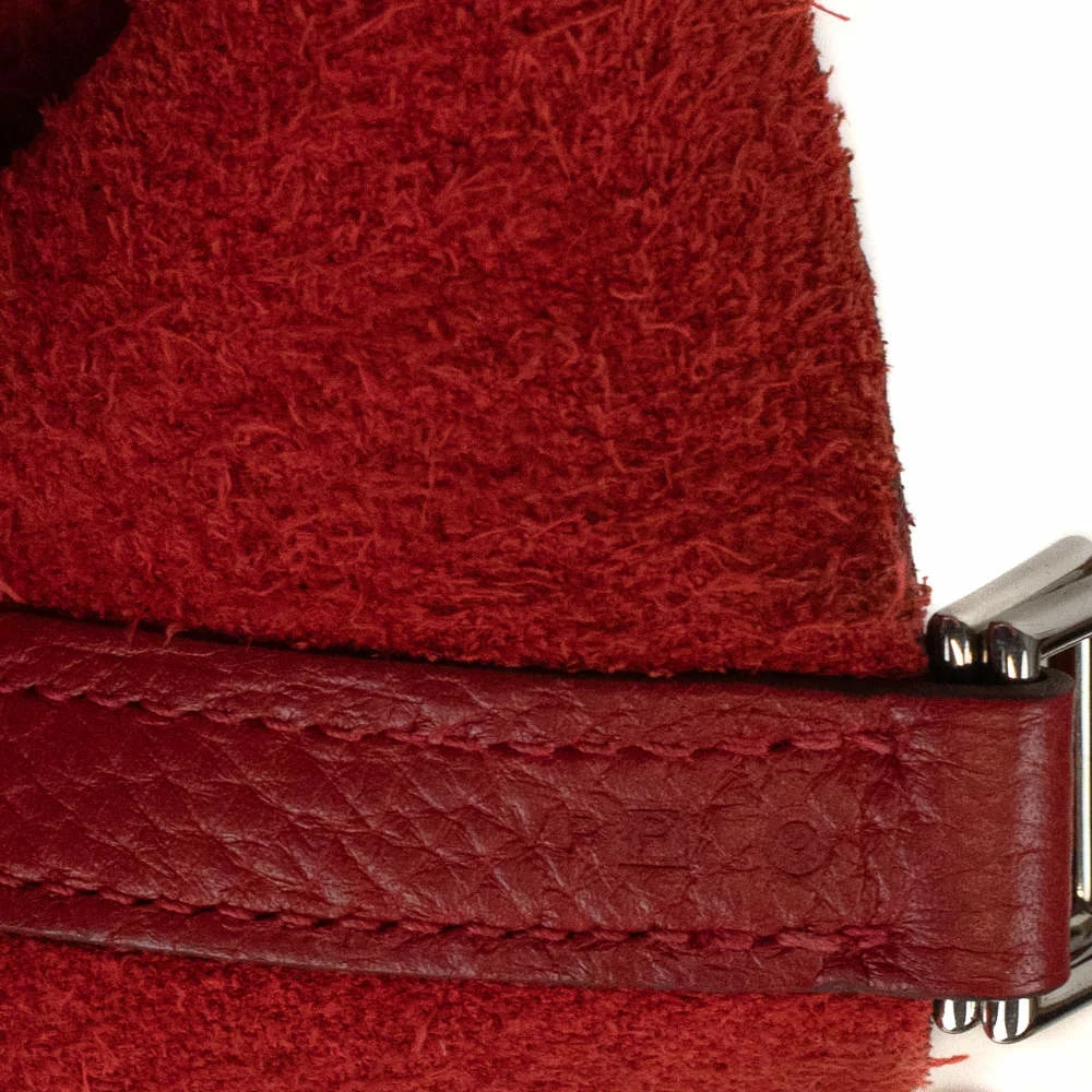Hermes Red Clemence Leather Picotin Lock 18 Top Handle Bag For Women 9 Hermes Red Clemence Leather Picotin Lock 18 Top Handle Bag For Women - Image 7