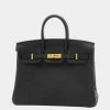 Hermes Birkin Women's Togo Leather Handbag Black For Women -Deals Hermes Store luxury women hermes used handbags p668904 004