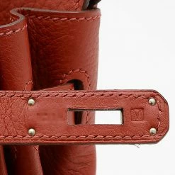Hermes Birkin Taurillon Clemence Leather Handbag Rouge H For Women -Deals Hermes Store luxury women hermes used handbags p668919 006