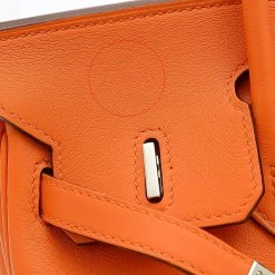 Hermes Birkin Swift Leather Handbag Orange For Women -Deals Hermes Store luxury women hermes used handbags p668920 006