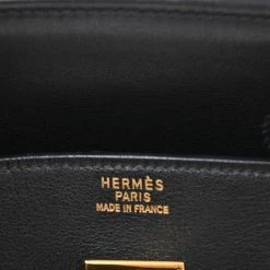 Hermes Birkin Women's Gulliver Leather Handbag Black For Women 15 Hermes Birkin Women's Gulliver Leather Handbag Black For Women -Deals Hermes Store luxury women hermes used handbags p668930 002