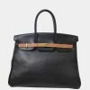 Hermes Birkin Women's Gulliver Leather Handbag Black For Women -Deals Hermes Store luxury women hermes used handbags p668930 006