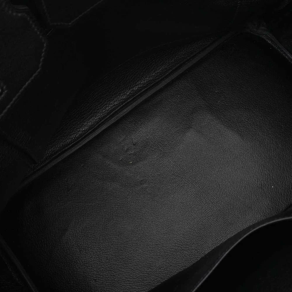 Hermes Birkin Women's Gulliver Leather Handbag Black For Women 10 Hermes Birkin Women's Gulliver Leather Handbag Black For Women - Image 8