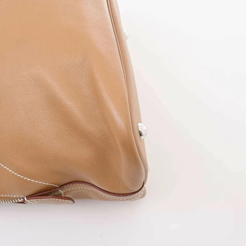 Hermes Bolide Women's Leather Boston Bag,Handbag Brown For Women 10 Hermes Bolide Women's Leather Boston Bag,Handbag Brown For Women - Image 8