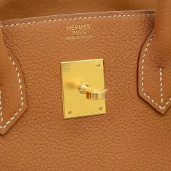 Hermes Birkin Togo Leather,Swift Leather Clutch Bag,Handbag,Tote Bag Gold,Natural For Women -Deals Hermes Store luxury women hermes used handbags p668996 006
