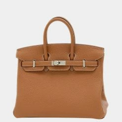 Hermes Birkin Togo Leather Handbag Gold For Women -Deals Hermes Store luxury women hermes used handbags p668999 005