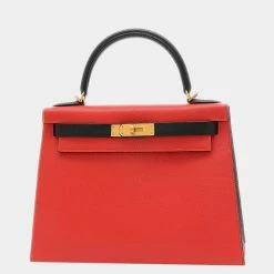 Hermes Kelly Epsom Leather Handbag,Shoulder Bag Black For Women 17 Hermes Kelly Epsom Leather Handbag,Shoulder Bag Black For Women -Deals Hermes Store luxury women hermes used handbags p669002 008