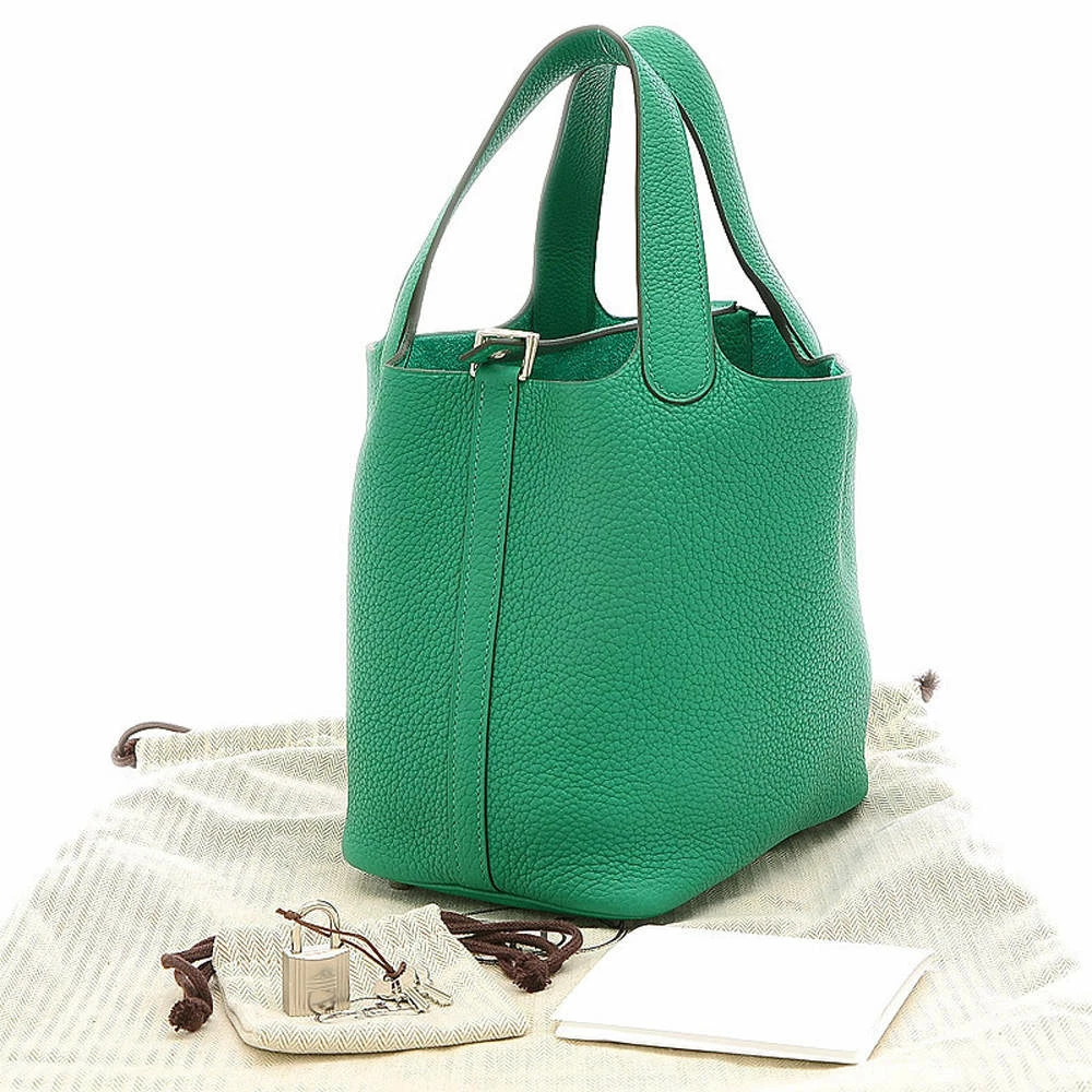 Hermes Picotin Taurillon Clemence Leather Handbag For Women 6 Hermes Picotin Taurillon Clemence Leather Handbag For Women - Image 4