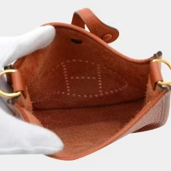 Hermes Evelyne Women's Taurillon Clemence Leather Shoulder Bag For Women -Deals Hermes Store luxury women hermes used handbags p669022 001