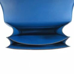 Hermes Blue Chevre Myzore Leather Constance Mini III Shoulder Bag For Women -Deals Hermes Store luxury women hermes used handbags p670956 005