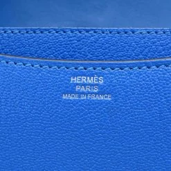 Hermes Blue Chevre Myzore Leather Constance Mini III Shoulder Bag For Women -Deals Hermes Store luxury women hermes used handbags p670956 011