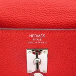 Hermes Red Togo Leather Palladium Hardware Kelly 25 Bag For Women 20 Hermes Red Togo Leather Palladium Hardware Kelly 25 Bag For Women -Deals Hermes Store luxury women hermes used handbags p670963 001
