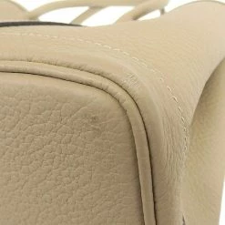 Hermes Bag Ladies Tote Garden PM Negonda Beige C Engraved For Women -Deals Hermes Store luxury women hermes used handbags p671669 004