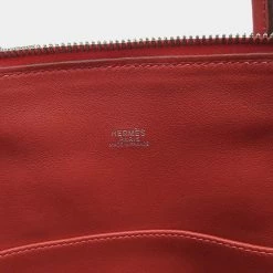 Hermes Bored 31 Vaux Swift Red Bag Women's Handbag For Women 12 Hermes Bored 31 Vaux Swift Red Bag Women's Handbag For Women -Deals Hermes Store luxury women hermes used handbags p671670 002