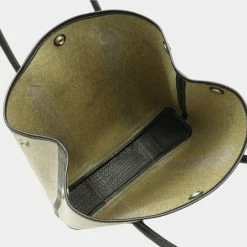 Hermes Garden File MM Tote Bag Toile Ash Leather Gray Black For Women -Deals Hermes Store luxury women hermes used handbags p671672 005