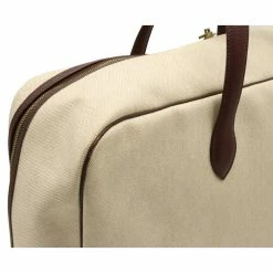 Hermes Victoria 50 Boston Bag Toile Ash Taurillon Clemence Beige Tail Brown For Women -Deals Hermes Store luxury women hermes used handbags p671679 009