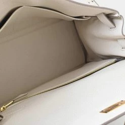 Hermes Togo Kelly 28 Handbag White For Women -Deals Hermes Store luxury women hermes used handbags p671689 002