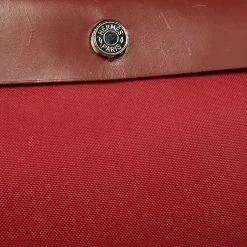 Hermes Hermès Rouge Grenat/Rouge H Canvas And Leather Herbag Zip 31 Bag For Women 20 Hermes Hermès Rouge Grenat/Rouge H Canvas And Leather Herbag Zip 31 Bag For Women -Deals Hermes Store luxury women hermes used handbags p671947 004