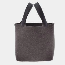 Hermes Brown Swift Felt Leather Picotin Lock PM Tote Bag For Women -Deals Hermes Store luxury women hermes used handbags p672082 008