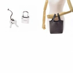 Hermes Brown Swift Felt Leather Picotin Lock PM Tote Bag For Women -Deals Hermes Store luxury women hermes used handbags p672082 012