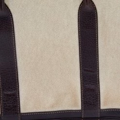 Hermes Beige/Brown Toile And Negonda Leather Garden Party 36 Bag For Women -Deals Hermes Store luxury women hermes used handbags p672420 001