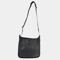 Hermes Black Togo Evelyne III 29 PHW For Women 13 Hermes Black Togo Evelyne III 29 PHW For Women -Deals Hermes Store luxury women hermes used handbags p673687 006