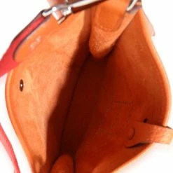 Hermes Orange Clemence Evelyne TPM PHW For Women -Deals Hermes Store luxury women hermes used handbags p673688 005