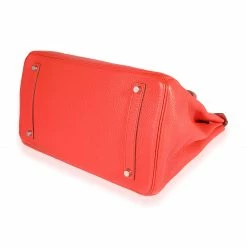 Hermes Bougainvillea Togo Birkin 35 PHW For Women -Deals Hermes Store luxury women hermes used handbags p673692 005