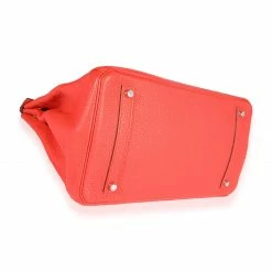 Hermes Bougainvillea Togo Birkin 35 PHW For Women -Deals Hermes Store luxury women hermes used handbags p673692 007