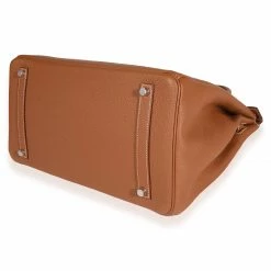 Hermes Gold Togo Birkin 35 PHW For Women -Deals Hermes Store luxury women hermes used handbags p673695 005