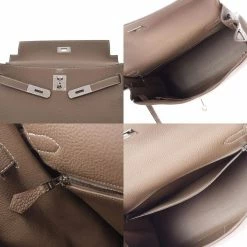 Hermes Grey Togo Leather Palladium Hardware Kelly 32 Bag For Women -Deals Hermes Store luxury women hermes used handbags p673730 001