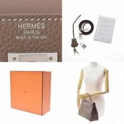 Hermes Grey Togo Leather Palladium Hardware Kelly 32 Bag For Women -Deals Hermes Store luxury women hermes used handbags p673730 003