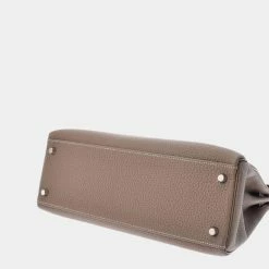 Hermes Grey Togo Leather Palladium Hardware Kelly 32 Bag For Women -Deals Hermes Store luxury women hermes used handbags p673730 007