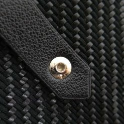 Hermes Black Woven Leather/Polyester Ahmedabad PM Bag For Women -Deals Hermes Store luxury women hermes used handbags p67441 005