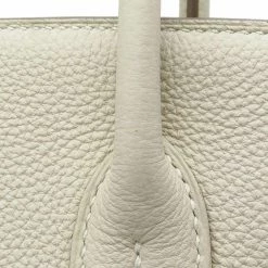Hermes White Togo Leather Palladium Hardware Birkin 30 Bag For Women -Deals Hermes Store luxury women hermes used handbags p674493 010