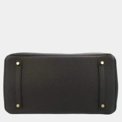 Hermes Black Togo Leather Gold Hardware Birkin 35 Bag For Women -Deals Hermes Store luxury women hermes used handbags p674495 004
