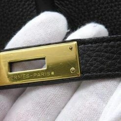 Hermes Black Togo Leather Gold Hardware Birkin 35 Bag For Women -Deals Hermes Store luxury women hermes used handbags p674495 011