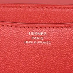Hermes Verso Rose Chevre Leather Constance 3 Mini Bag For Women -Deals Hermes Store luxury women hermes used handbags p674504 006