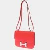 Hermes Verso Rose Chevre Leather Constance 3 Mini Bag For Women