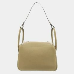 Hermes Brown Clemence Leather Lindy 26 Bag For Women -Deals Hermes Store luxury women hermes used handbags p674524 002