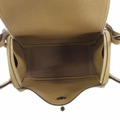 Hermes Brown Clemence Leather Lindy 26 Bag For Women -Deals Hermes Store luxury women hermes used handbags p674524 004