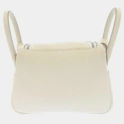 Hermes White Clemence Leather Mini Lindy Bag For Women 11 Hermes White Clemence Leather Mini Lindy Bag For Women -Deals Hermes Store luxury women hermes used handbags p674527 004